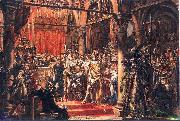 Jan Matejko Coronation of the First King of Poland Spain oil painting artist